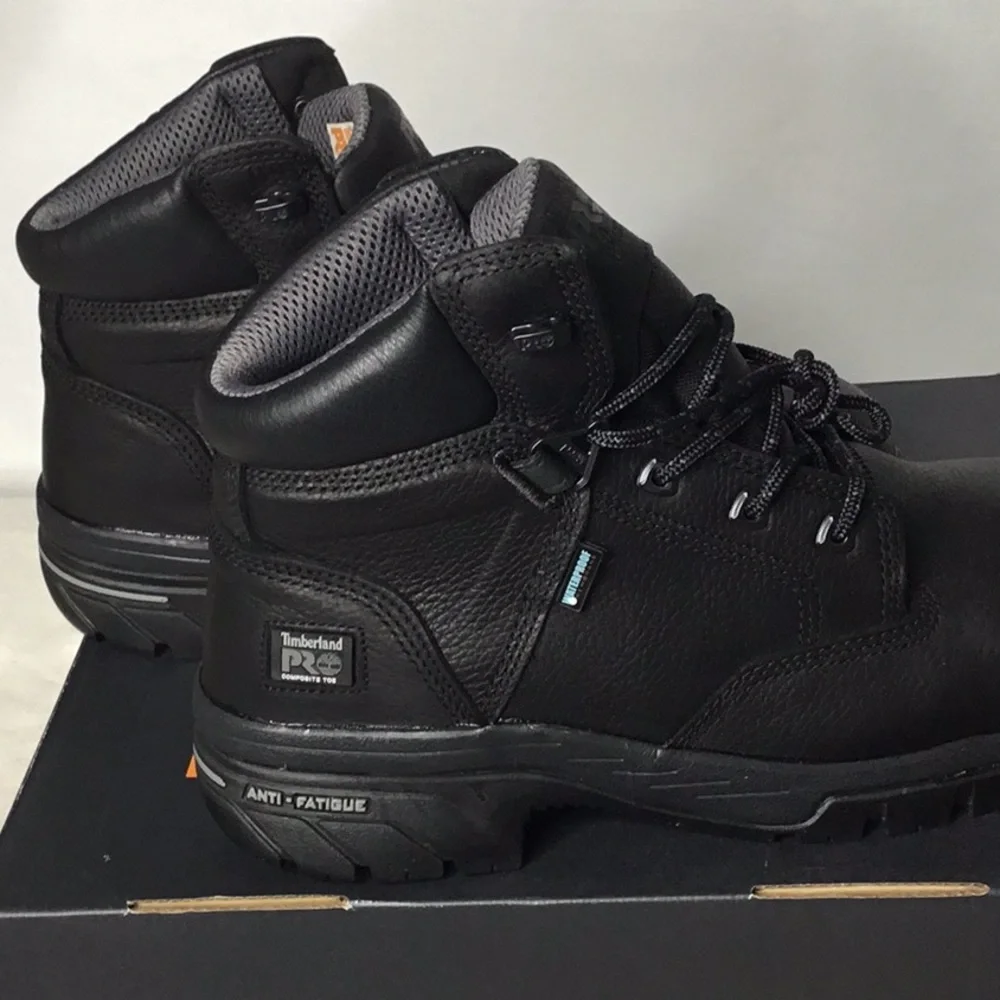 Men Timberland steel toe boots Sz 10.5W SAFTY AT WORK OR OUTDOORS JOBS